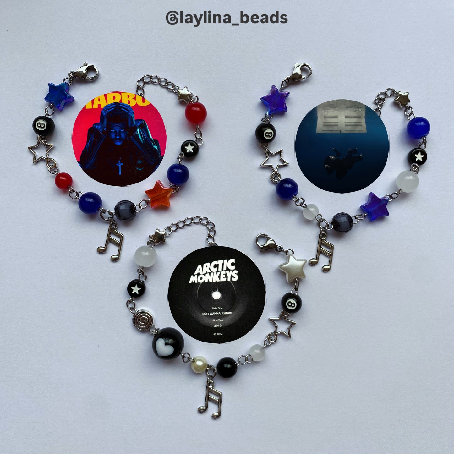 Aesthetic singers bracelets unisex stainless steel