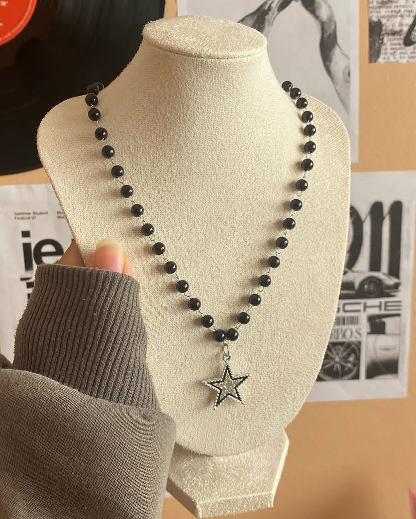 5pcs Stylish Minimalist Star Swirl Pendant Necklace Set, Y2K Retro Design