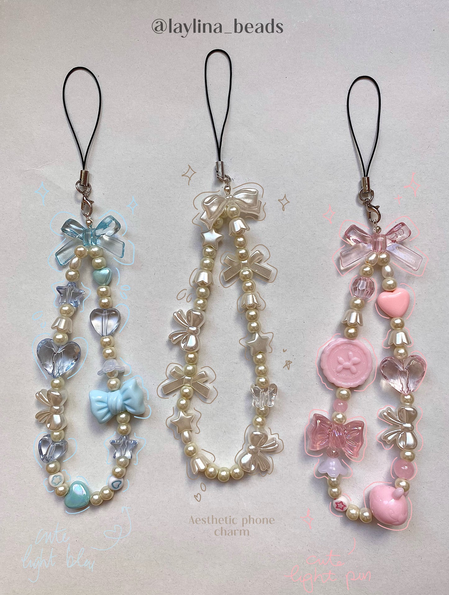 Cute phone charms π©΅π€π©·