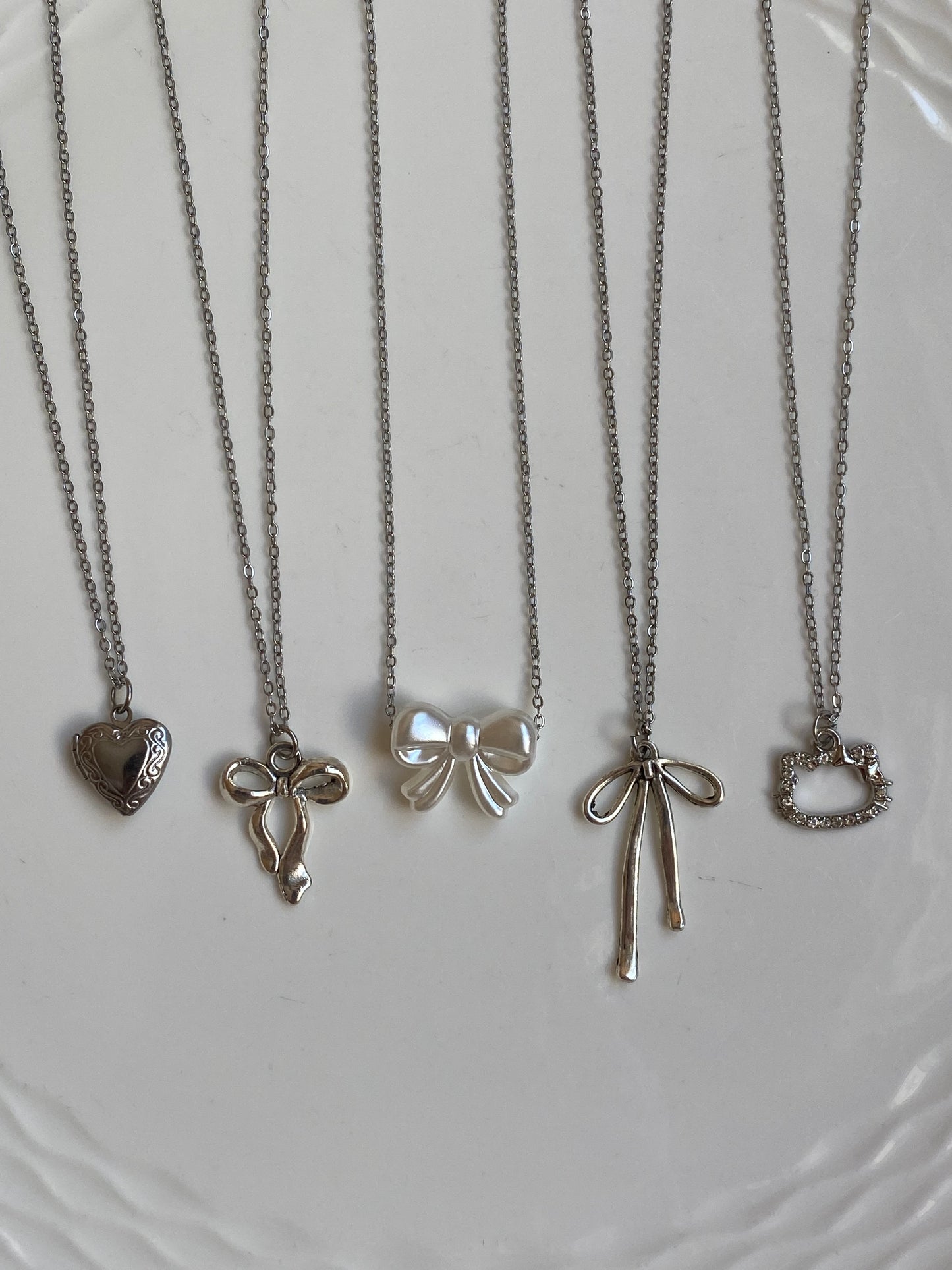 Aesthetic girly necklaces π