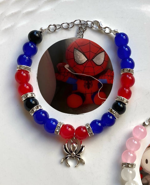 Spider-Man X hello kitty matching bracelets