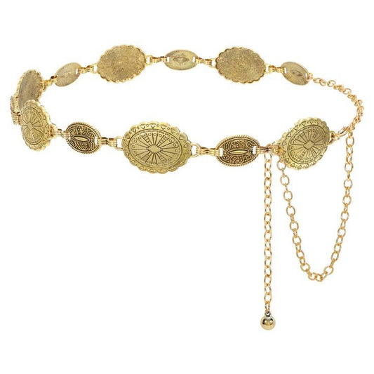 Stainless Aesthetic golden dress belt