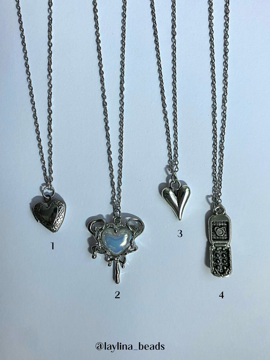 Cool silver stainless necklaces