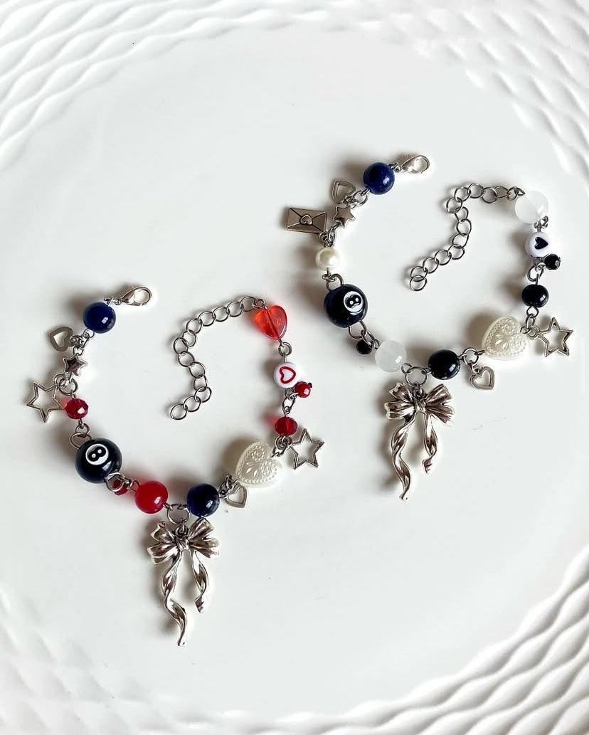 Elegant aesthetic bow bracelets