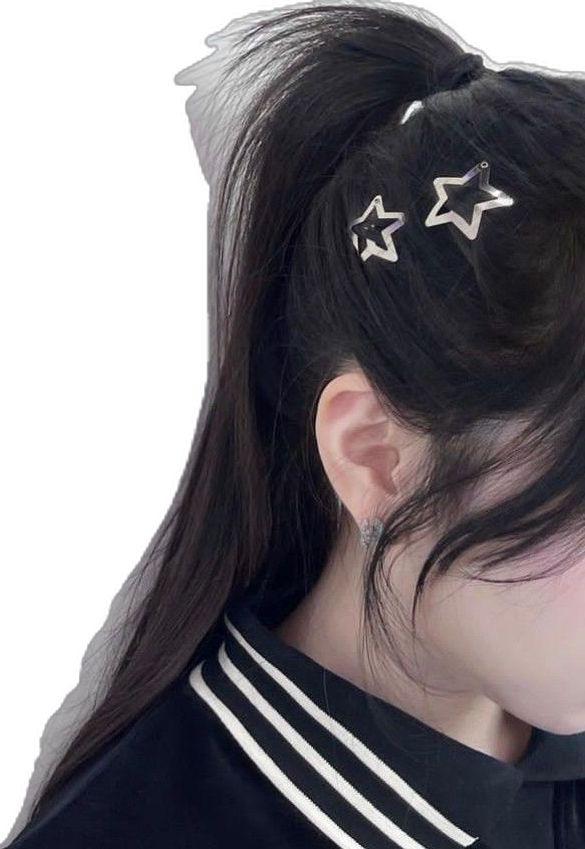 1 pc Metal Star Hair Clips