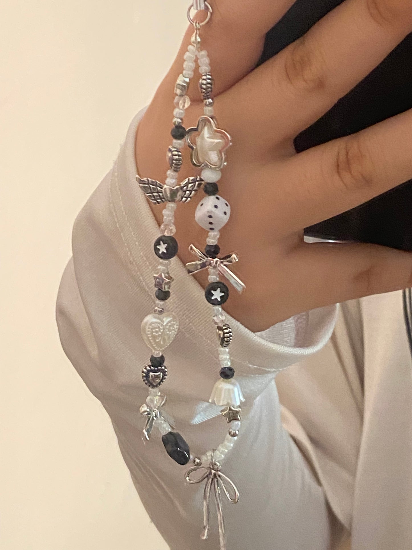 Cool black phonecharm