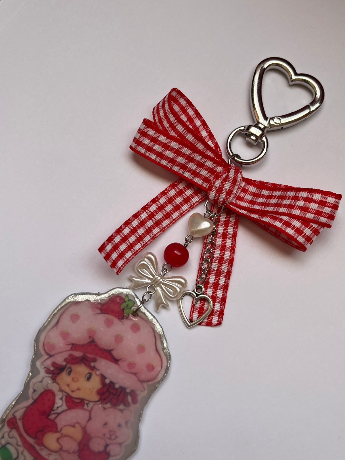 Strawberry shortcake keychain 🍰🍓