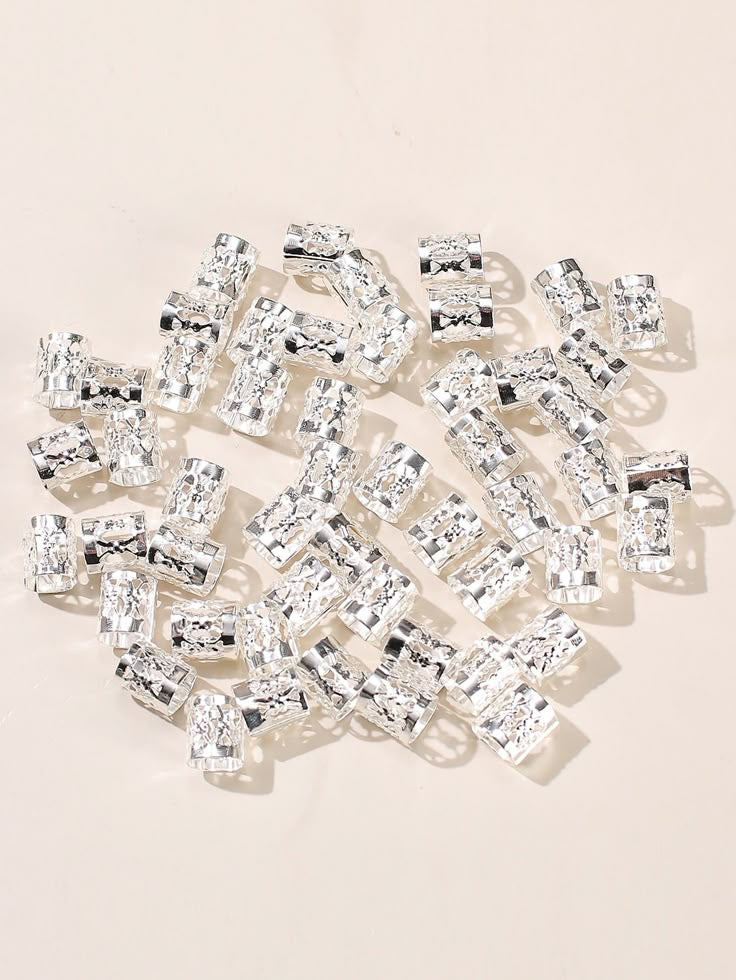 20pcs Golden Hair Ring Set