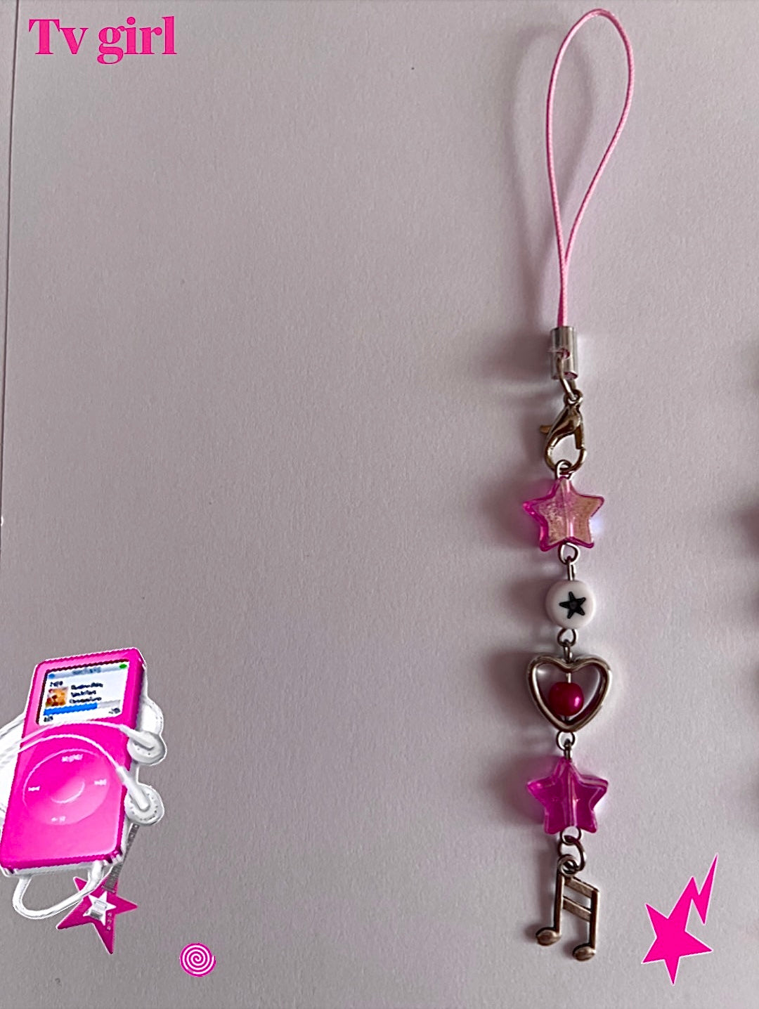 Tv girl/boy matching keycharms 💙🩷
