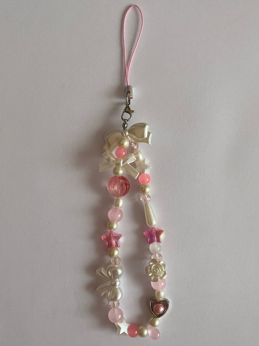 Cute pink phonecharm