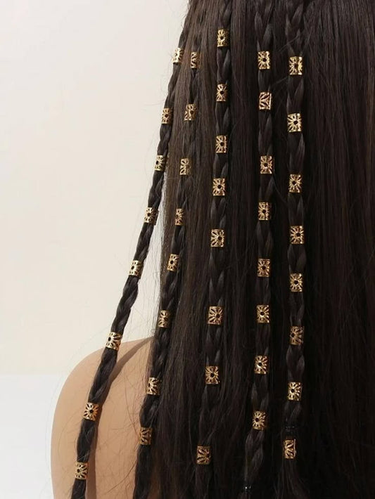 20pcs Golden Hair Ring Set