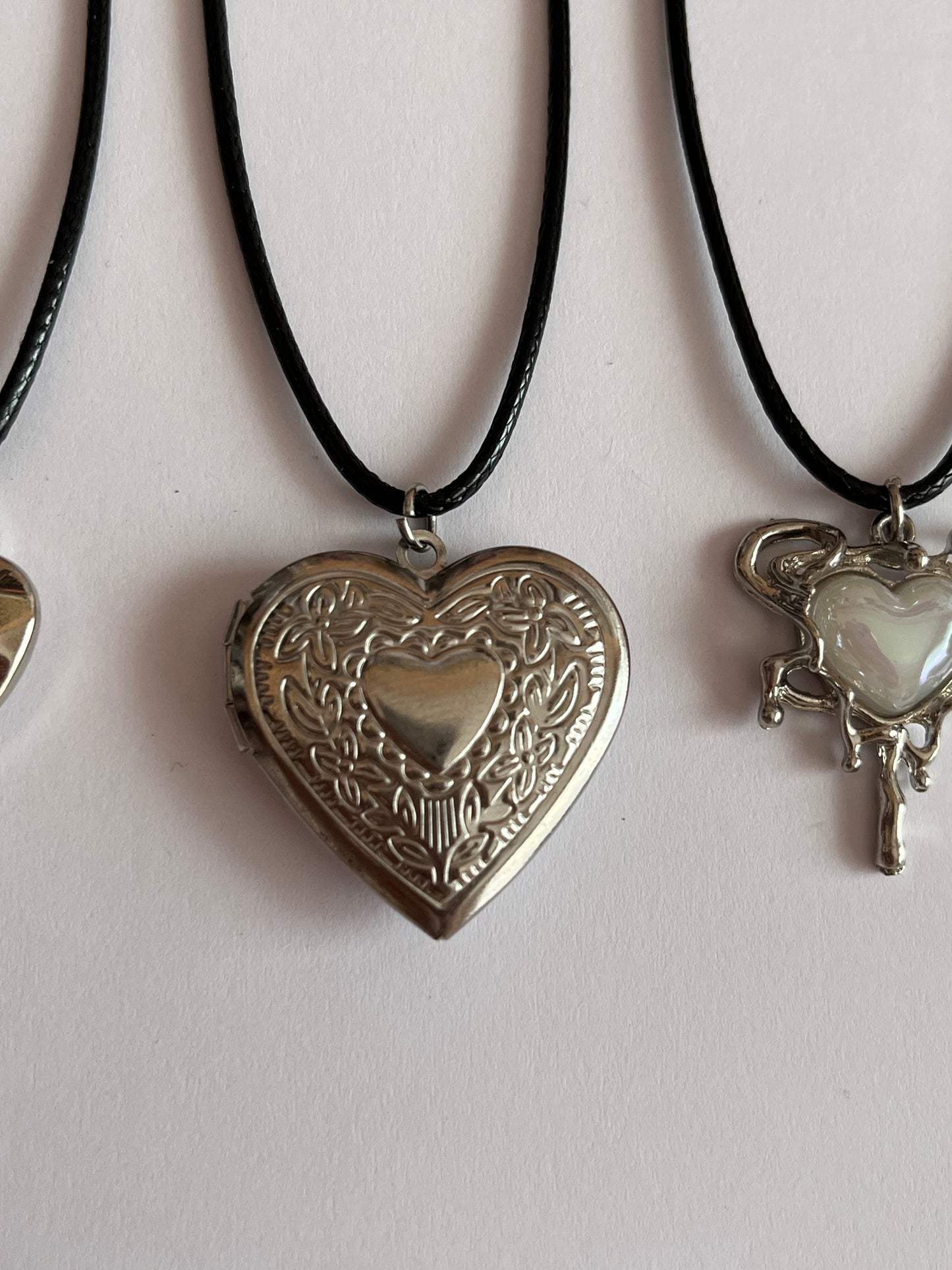 Aesthetic heart necklaces