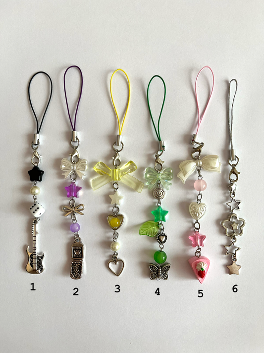 Cool colorful keycharm simple/pretty phonecharms
