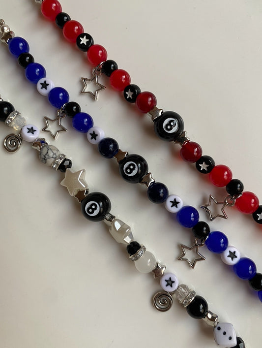 Stainless Unisex 8 pool ball bracelet 🎱