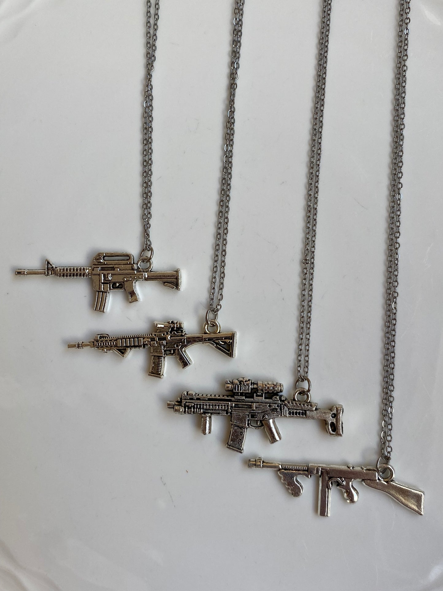 Stainless Gun necklaces