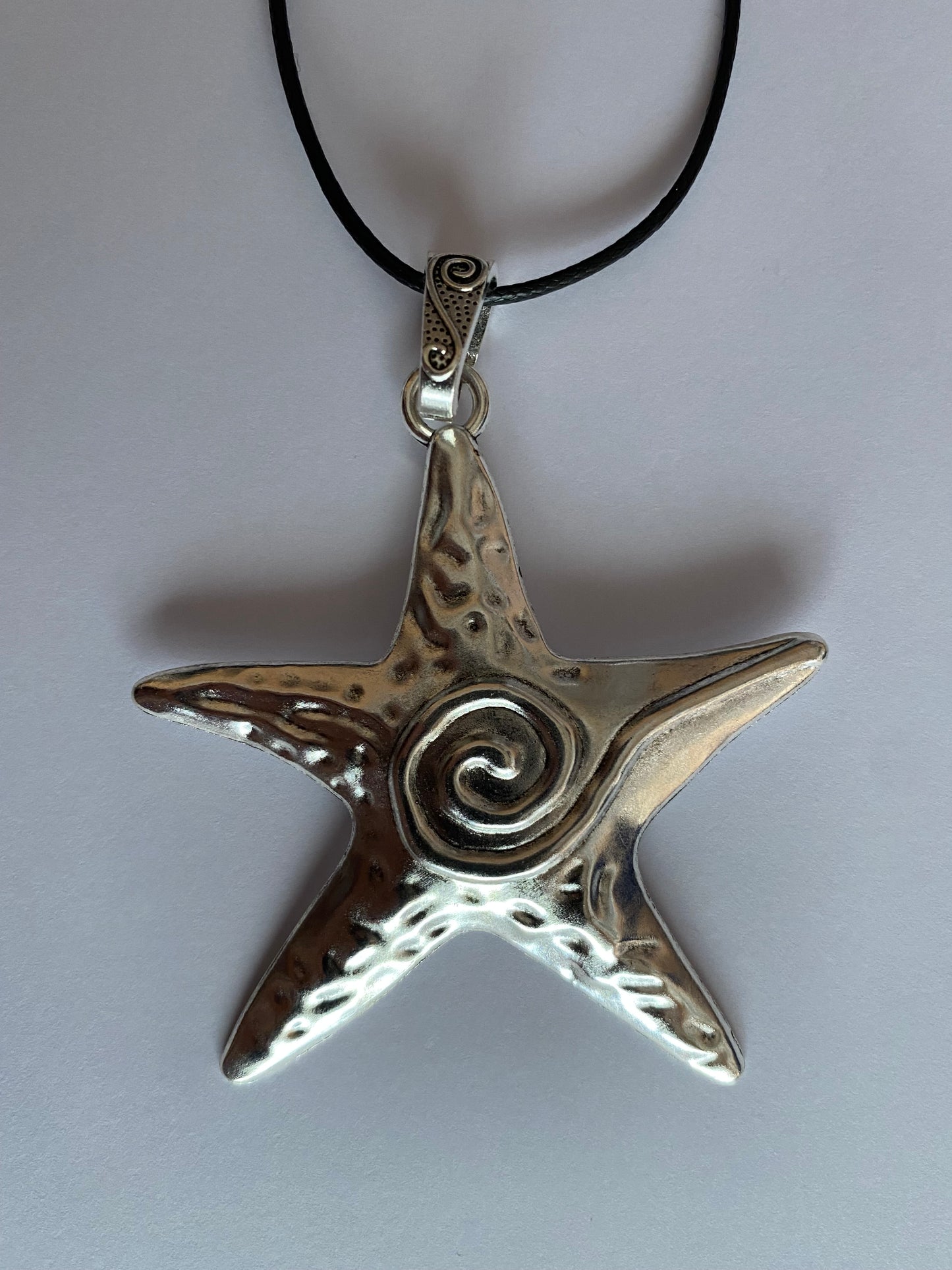 Starfish long necklace