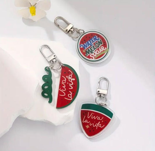 Twinkling watermelon keychains ✨