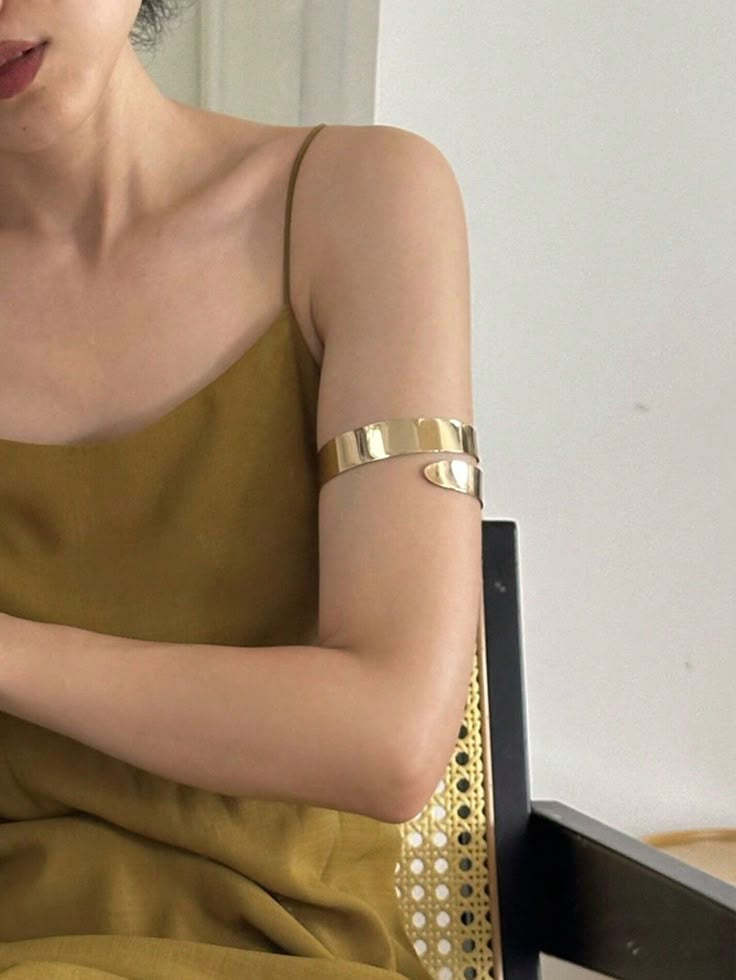 6pcs Geometric Metal Bangles