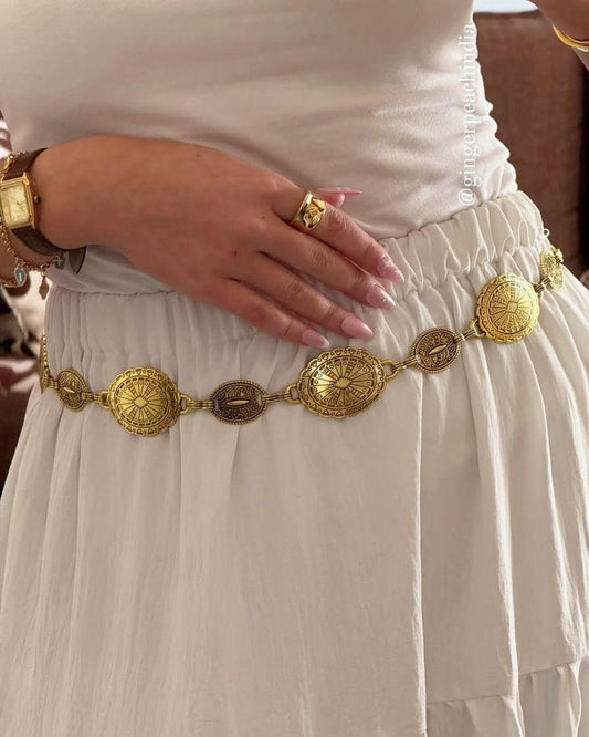 Stainless Aesthetic golden/silver dress belt