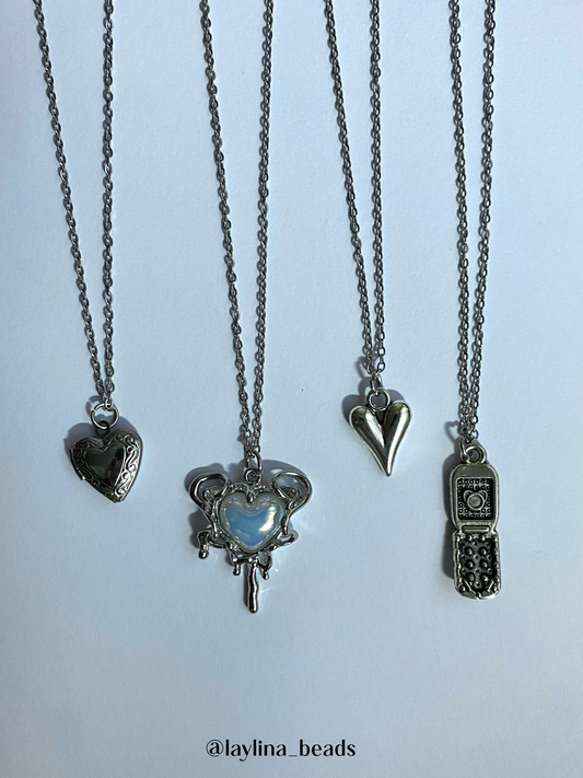 Cool silver stainless necklaces