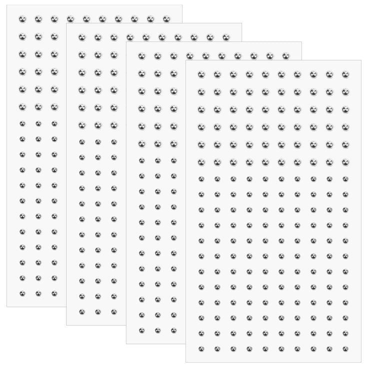 Fake piercings sheet 180 pcs