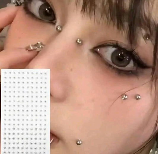 Fake piercings sheet 180 pcs