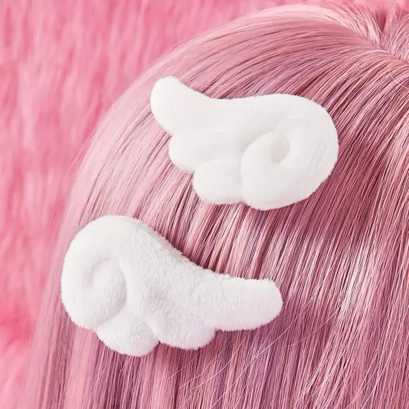 2pcs Cute Angel hairclips