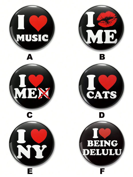 I ❤️ PINS (58mm)