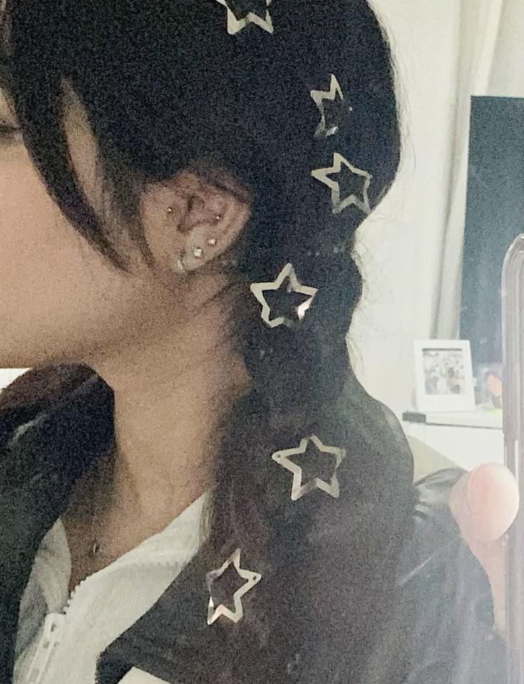 1 pc Metal Star Hair Clips